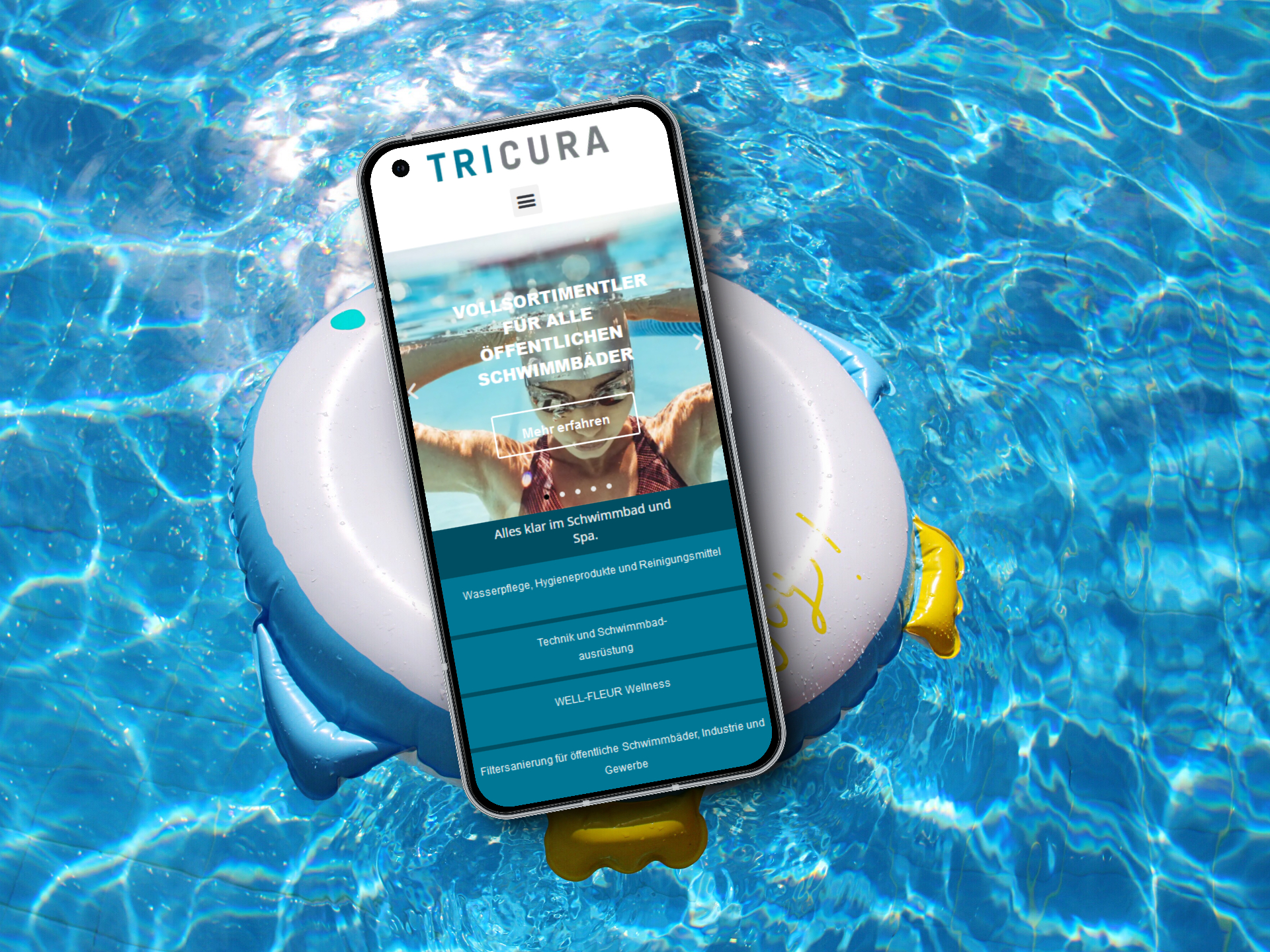 Tricura Mockup Mobile